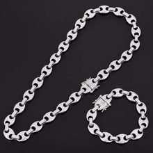 Load image into Gallery viewer, Pig Nose Link Set (Chain + Bracelet)