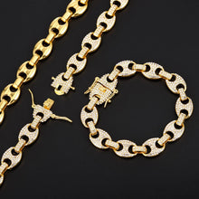 Load image into Gallery viewer, Pig Nose Link Set (Chain + Bracelet)