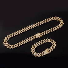 Load image into Gallery viewer, Prong Cuban Link Set (Chain + Bracelet)
