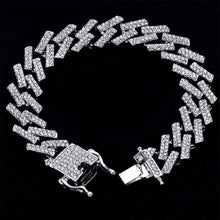 Load image into Gallery viewer, Prong Cuban Link Set (Chain + Bracelet)
