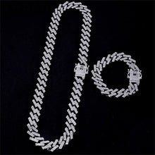 Load image into Gallery viewer, Prong Cuban Link Set (Chain + Bracelet)