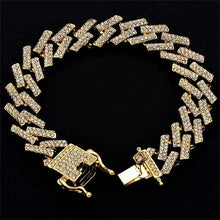 Load image into Gallery viewer, Prong Cuban Link Set (Chain + Bracelet)