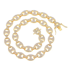 Load image into Gallery viewer, Pig Nose Link Set (Chain + Bracelet)