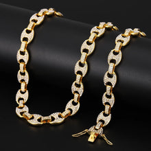Load image into Gallery viewer, Pig Nose Link Set (Chain + Bracelet)