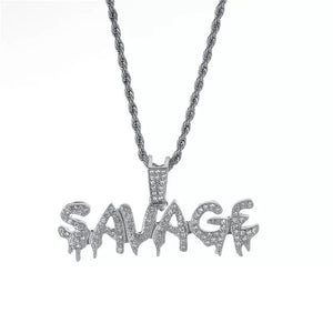 Savage Pendant (+ Free Chain)