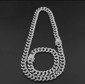 Miami Cuban Link Set (Chain + Bracelet)
