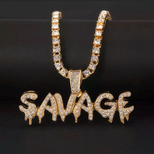 Savage Pendant (+ Free Chain)