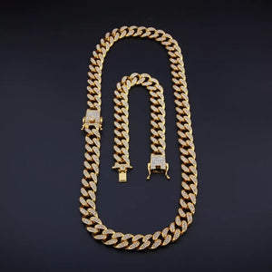 Miami Cuban Link Set (Chain + Bracelet)