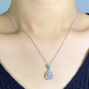 Water Drop Pendant + Necklace